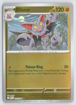 Gliscor 050/094 Uncommon Phantasmal Flames Pokemon Reverse Holo Near Mint - Image 1