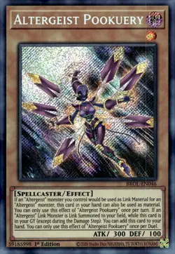 Yu-Gi-Oh! Altergeist Pookuery 1st Ed. BROL-EN046 Secret Rare NM/LP x1 - Image 1