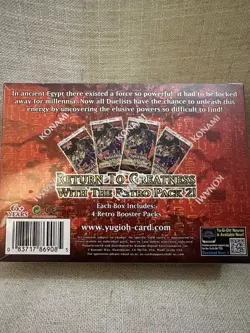 Yu-Gi-Oh! Retro Pack 2 - 2025 Re-Release Sealed English Rare 4 Booster Packs - Image 2