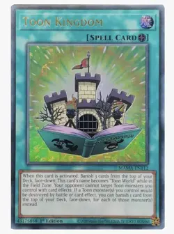 YUGIOH Toon Kingdom Ultra Pharaoh’s Rare MAMA-EN112 1st Ed NM MINT ENGLISH - Image 1