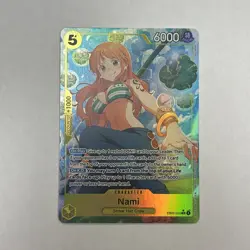 One Piece Card Game Nami SR Alt Art EB03-053 English NM Heroines Edition - Image 1