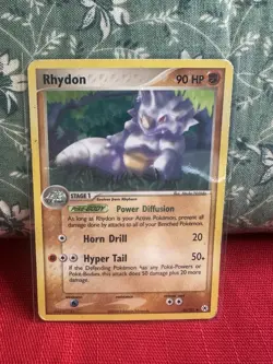 Rhydon 46/101 EX Hidden Legends Pokemon Card LP - Image 1