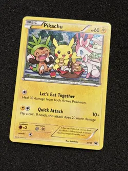 2016 Pokemon TCG Pikachu XY95 XY PROMO Holo Card LP - Image 3