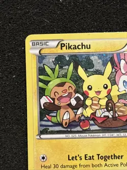 2016 Pokemon TCG Pikachu XY95 XY PROMO Holo Card LP - Image 4