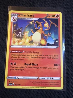 Pokemon Charizard 001/015 Rare 2024 Card 170 HP 100 Attack - Image 1
