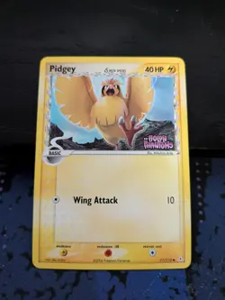 Pidgey 77/110 EX Holon Phantoms Stamped Reverse Holo Pokemon Card NM - Image 1