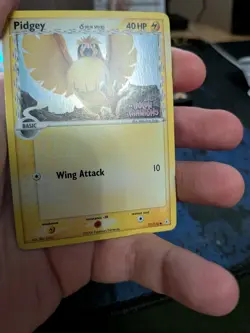 Pidgey 77/110 EX Holon Phantoms Stamped Reverse Holo Pokemon Card NM - Image 2