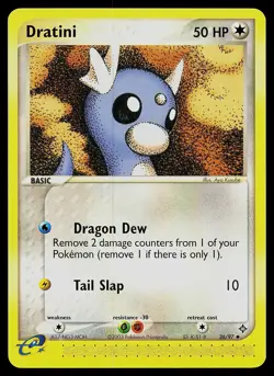 Pokemon Card - Dratini Dragon 26/97 Uncommon - Image 1