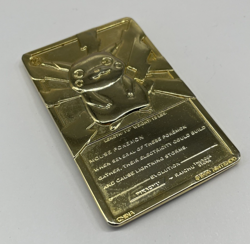 Pokemon 23k Gold Plated Pikachu Trading Card 1999 Collectable Vintage - Image 2