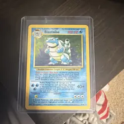 Blastoise Base Set Holo Rare 100 HP Pokemon Card 2/102 English Wizards 1999 - Image 1