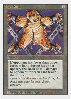 The Rack (HP) Revised Edition 3ED Magic MTG - Image 1