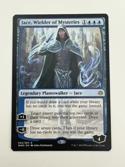 Jace Wielder of Mysteries MTG Magic the Gathering Card NM Near Mint WAR - Image 1