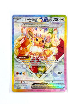 Eevee ex SVP 174 SIR Full Art Holo POKEMON TCG S&V Black Star Promo EN NM/M - Image 1