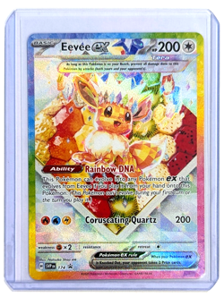 Eevee ex SVP 174 SIR Full Art Holo POKEMON TCG S&V Black Star Promo EN NM/M - Image 3