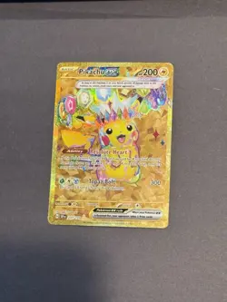 Pokemon Pikachu EX Full Art Holo 247/191 SV08 Surging Sparks Hyper Rare 200 HP - Image 1
