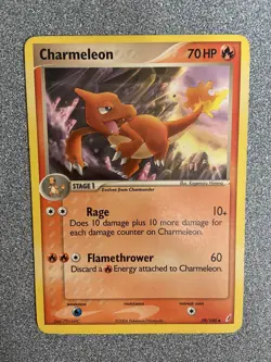 Charmeleon - 29/100 - Uncommon Crystal Guardians Pokemon 3DY - Image 1