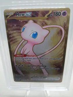 2023 Pokemon Promos Scarlet & Violet 151 MEW #205 EX Gold Metal UR Bgs 8.5 Ultra - Image 2