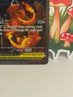 2025 Pokemon PFL Mega Charizard X ex Special Illustration Rare #125/094 - Image 4