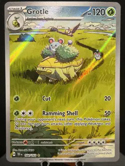 Grotle 164/162 Temporal Forces Pokemon Pokemon TCG Illustration Rare IR - Image 1