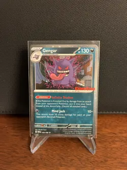 Pokemon Gengar Perfect Order Stamped GameStop 050/088 Cosmos Promo NOT SEALED NM - Image 4