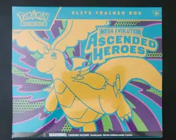 Pokemon TCG Ascended Heroes ETB Elite Trainer Box Sealed - Image 1