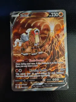 POKEMON TCG Entei V Crown Zenith Galarian Gallery GG36/GG70 - NM - Image 2