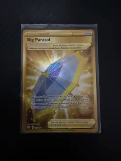 Pokemon Big Parasol 199/189 Swsh03 Secret Rare Full Art Holo - Image 1