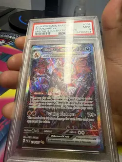 2024 POKEMON PAF EN-PALDEAN FATES #234/091 CHARIZARD EX SIR PSA 9 MINT - Image 2