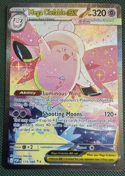 Mega Clefable ex 119/088 Me03: Perfect Order Holo SAR Pokemon - NM - Image 1