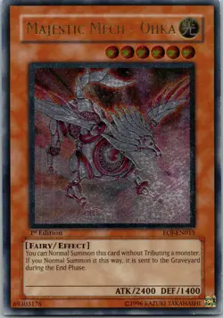 Yugioh Majestic Mech - Ohka EOJ-EN015 1st Edition Ultimate Rare NM - Image 1