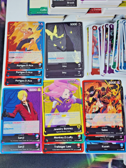 One Piece TCG Card Lot - 1,021 Cards - 66 Foils (Various Sets) OP01-14 & ST & EB - Image 2