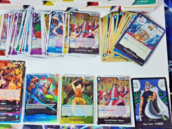One Piece TCG Card Lot - 1,021 Cards - 66 Foils (Various Sets) OP01-14 & ST & EB - Image 3