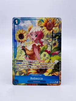 Rebecca (Alt Art) OP15-053 SR Adventure on KAMI's Island ONE PIECE ENGLISH NM - Image 1