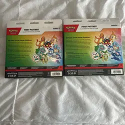 Pokemon TCG First Partner Illustration Collection Box Series 1 New & Sealed x2 - Image 2