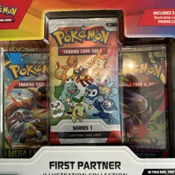 Pokemon TCG First Partner Illustration Collection Box Series 1 New & Sealed x2 - Image 3