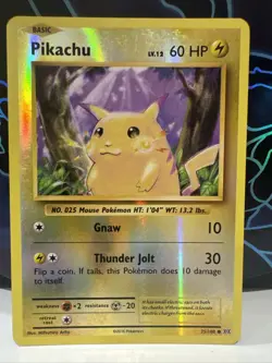 Pokemon Pikachu 35/108 XY Evolutions Reverse Holo Card NM - Image 1