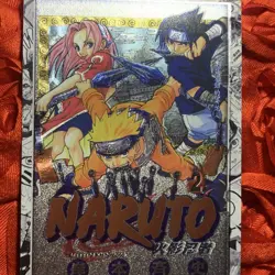 Naruto Sakura & SASUKE NARUTO Silver Anime GODDESS WAIFU Girl ACG Holo Card - Image 3