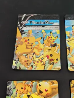 Pikachu V-Union PROMO Set of All 4 Cards SWSH139-142 NM Pokemon Nintendo M9253 - Image 2