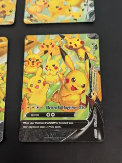 Pikachu V-Union PROMO Set of All 4 Cards SWSH139-142 NM Pokemon Nintendo M9253 - Image 4