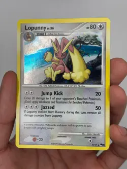 Lopunny 9/17 POP Series 9 Promo Set Pokemon Card 2009 NM+ - Image 3