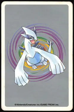 TYPHLOSION NO. 157 2 OF HEARTS POKEMON SILVER POKER CARD JAPANESE 1999 - Image 3
