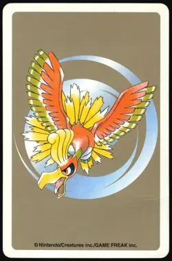 SUDOWOODO NO. 185 2 OF SPADES GOLD POKEMON POKER CARD JAPANESE GOLD 1999 - Image 3