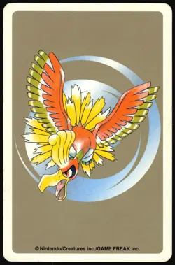 FARFETCH'D NO. 083 9 OF CLUBS GOLD POKEMON POKER CARD JAPANESE GOLD 1999 - Image 3