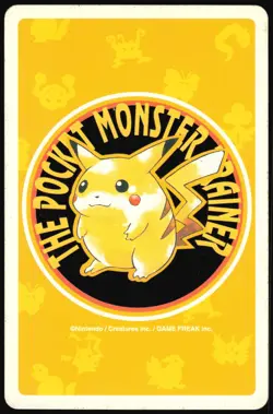 EEVEE NO. 133 9 OF SPADES YELLOW POCKET MONSTER POKER CARD POKEMON JAPANESE 1996 - Image 3