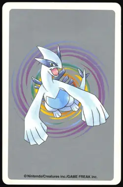 AMPHAROS NO. 181 KING OF DIAMONDS POKEMON SILVER POKER CARD JAPANESE 1999 - Image 3