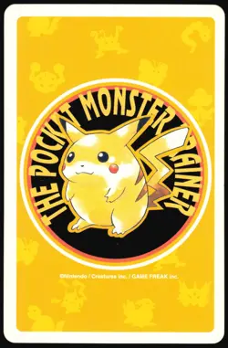 SLOWPOKE NO. 079 7 OF HEARTS YELLOW POCKET MONSTER POKER CARD POKEMON JAPANESE - Image 3