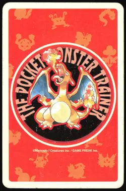 CHARMANDER NO. 004 ACE OF CLUBS RED POCKET MONSTER POKER CARD POKEMON JAPANESE - Image 3