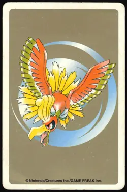 SUDOWOODO NO. 185 2 OF SPADES POKEMON GOLD POKER CARD JAPANESE 1999 - Image 3