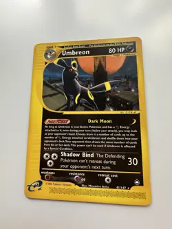 Umbreon Aquapolis Non-Holo 41/147 (Rare) 2002 Pokemon Card - Image 1