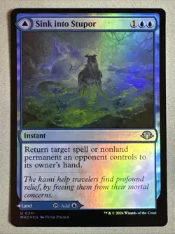 MTG / Sink into Stupor / MH3 / #241 / FOIL / Uncommon / NM - Image 1